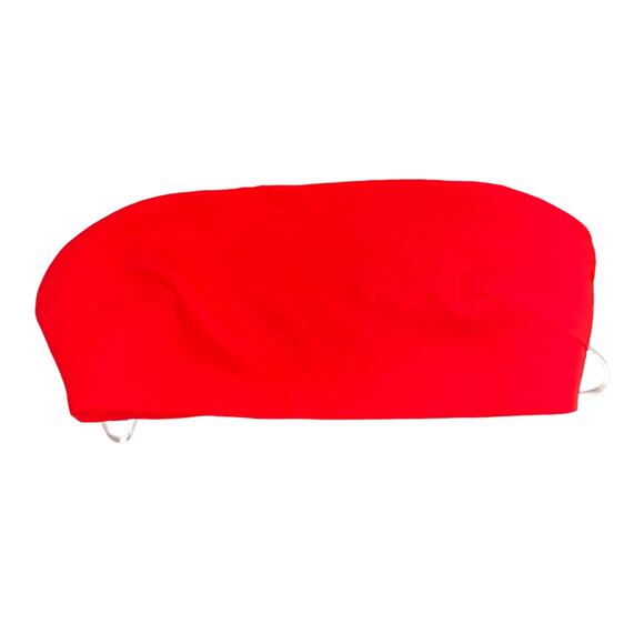 Revolve By The Way Red Strapless Zip-Back Crop Top Women's Size Small - Picture 2 of 6